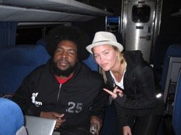 Grete und Sound-Professor Questlove, bekannt von der formidablen HipHop-Band The Roots und von der Late Night Show mit Jimmy Fallon.