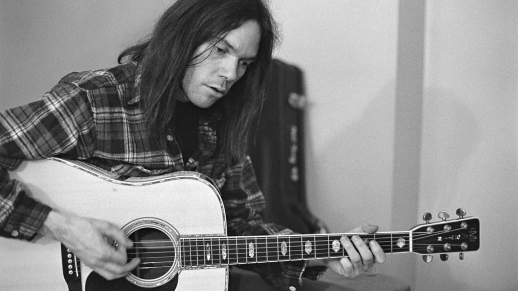 Neil Young around the time of Harvest.